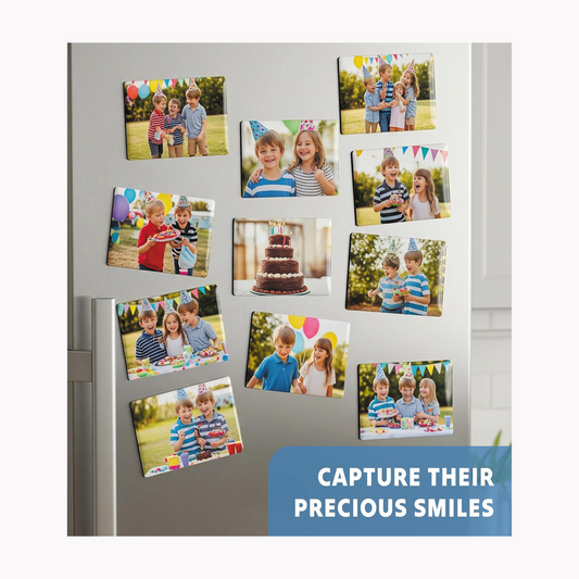 5 Pack of Custom Picture Magnets 3x2, Photo Magnet, Refrigerator Magnet, Office Magnet, Magnet Gift