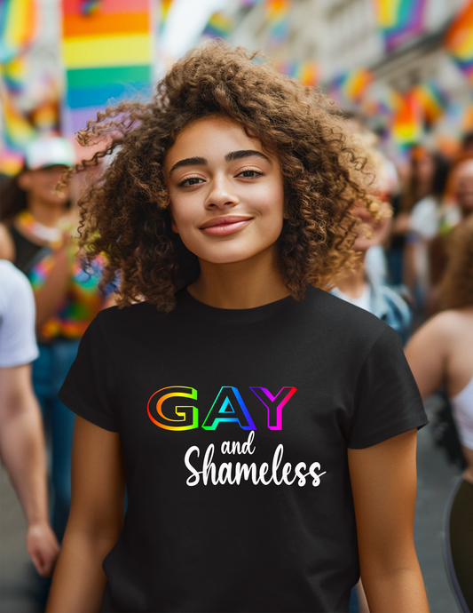 Gay and Shameless Tshirt