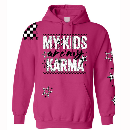 My Kids Are My Karma Oversized Hoodie