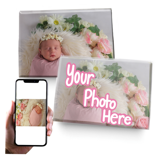 5 Pack of Custom Picture Magnets 3x2, Photo Magnet, Refrigerator Magnet, Office Magnet, Magnet Gift