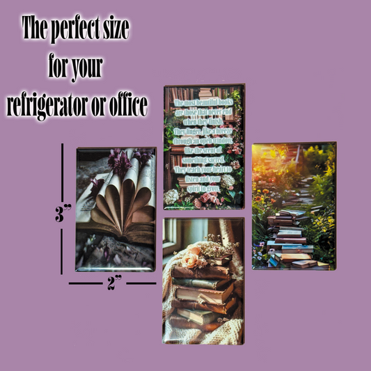 Book Lover Magnet Set