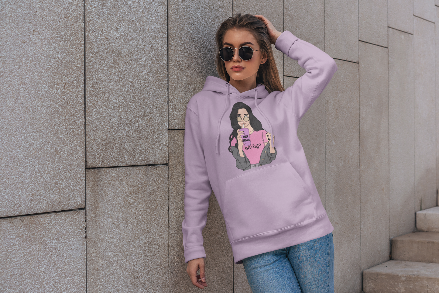 Drinking Man Tears Hoodie