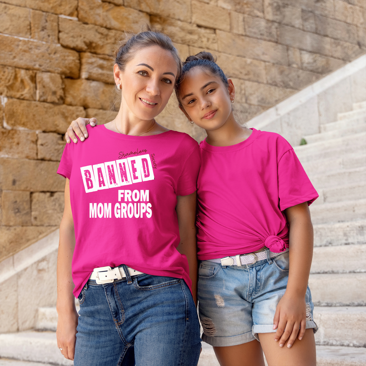 Banned from Mom Groups Tshirt