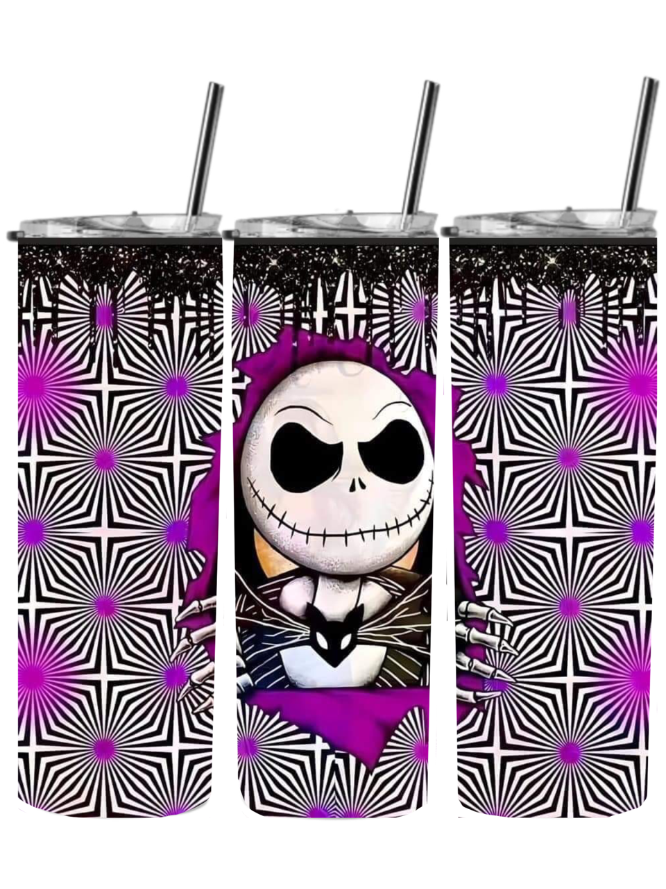 Halloween Jack Skellington Tumbler