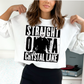 Halloween Straight Outta Crystal Lake Crew Neck Sweatshirt