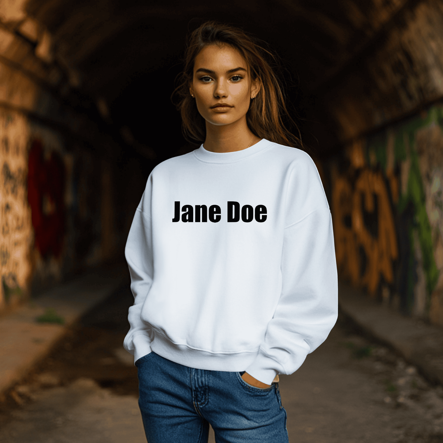 Jane Doe Crewneck Sweatshirt