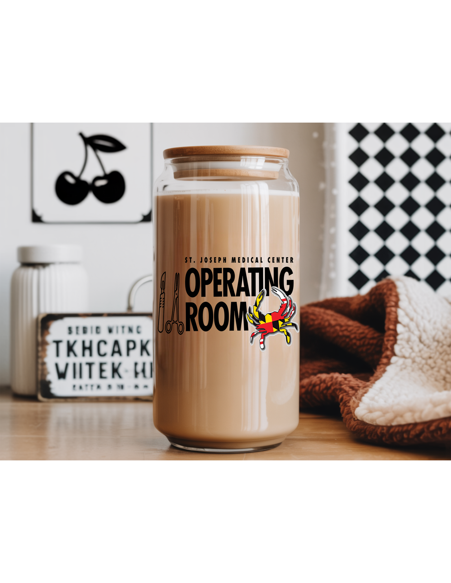 SJMC Iced Coffee Glass