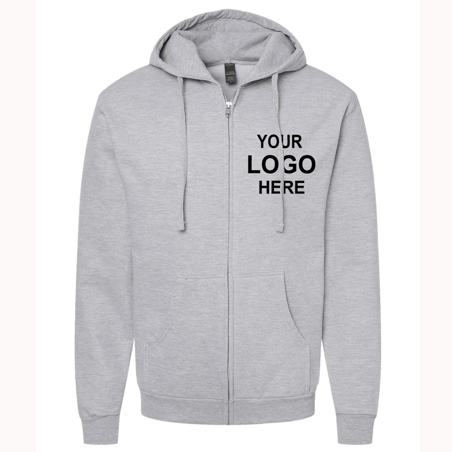 Custom Full Zip Hooded Sweatshirt