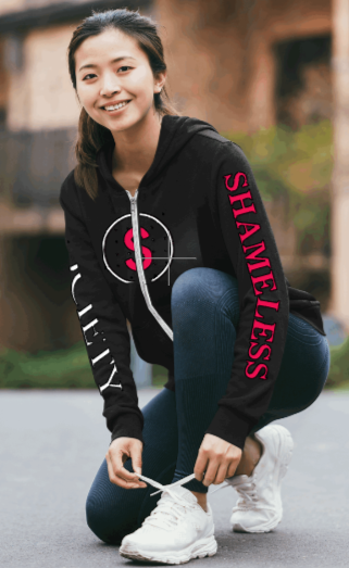 Women's Pink "S" Logo Zip Hoodie