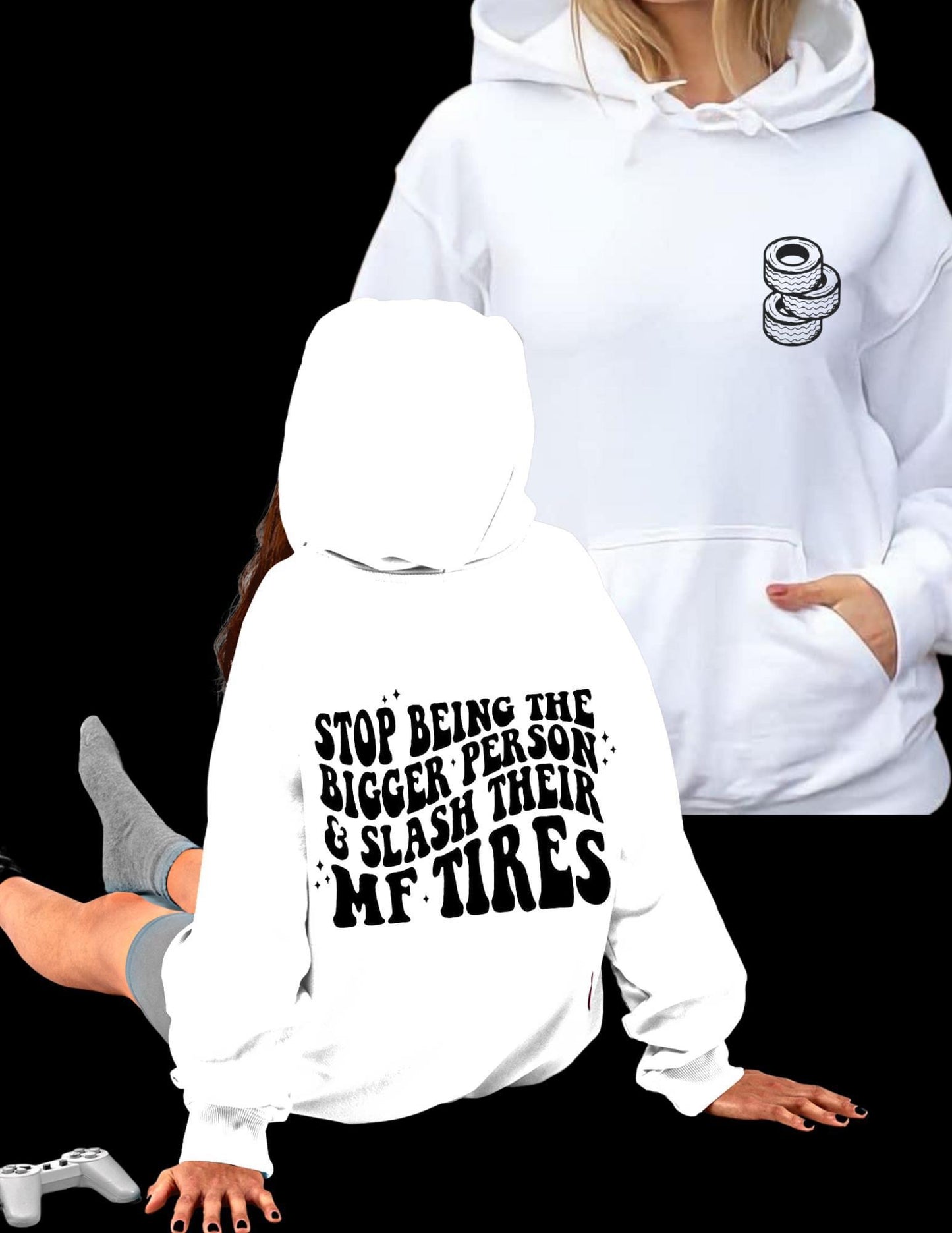 Stop Being the Bigger Person Hooded Sweatshirt