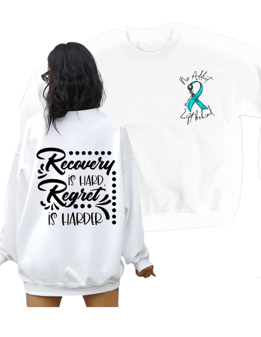 Recovery is Hard Crewneck Sweatshirt