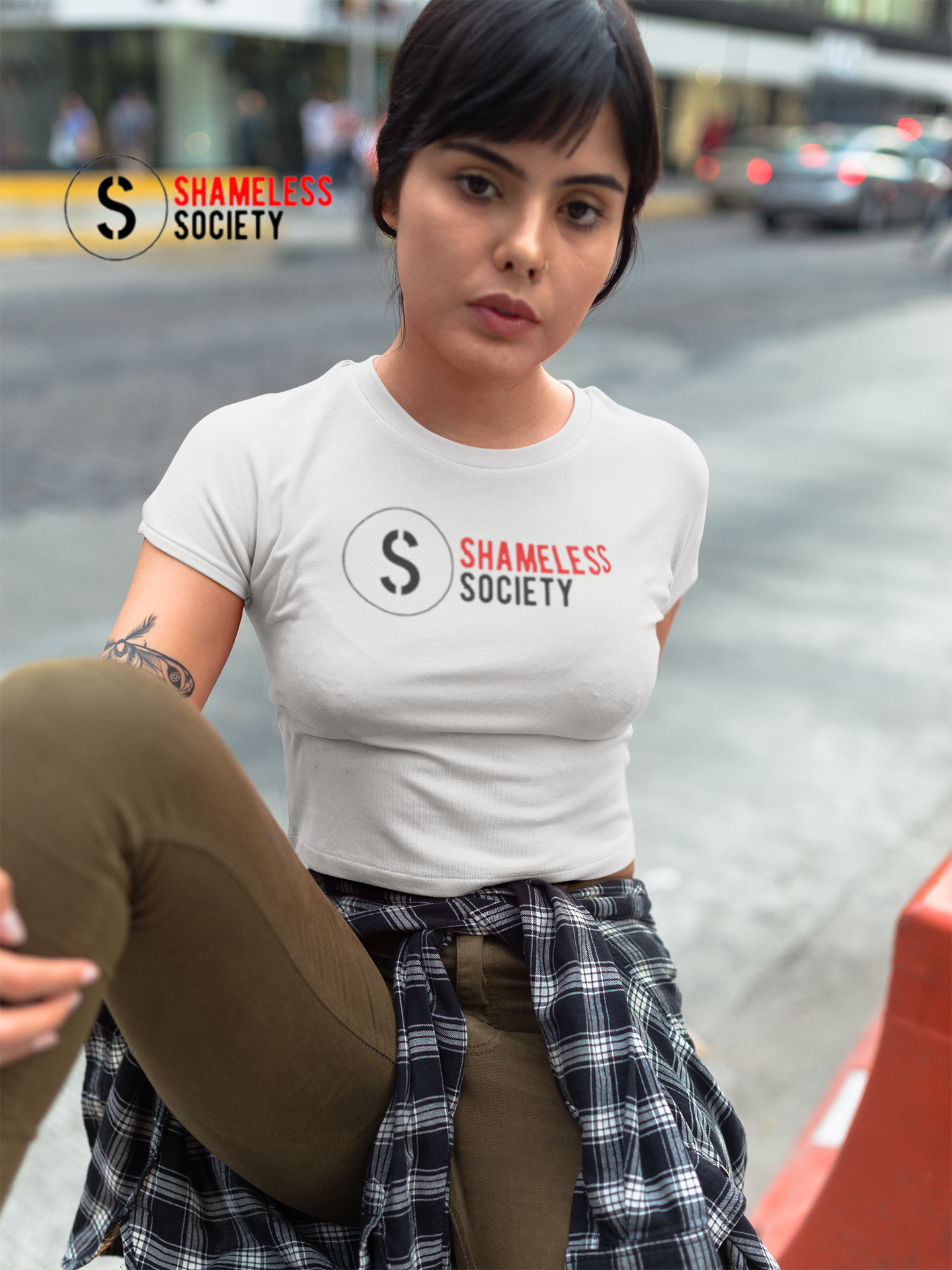 Women's Shameless Society Crop Top