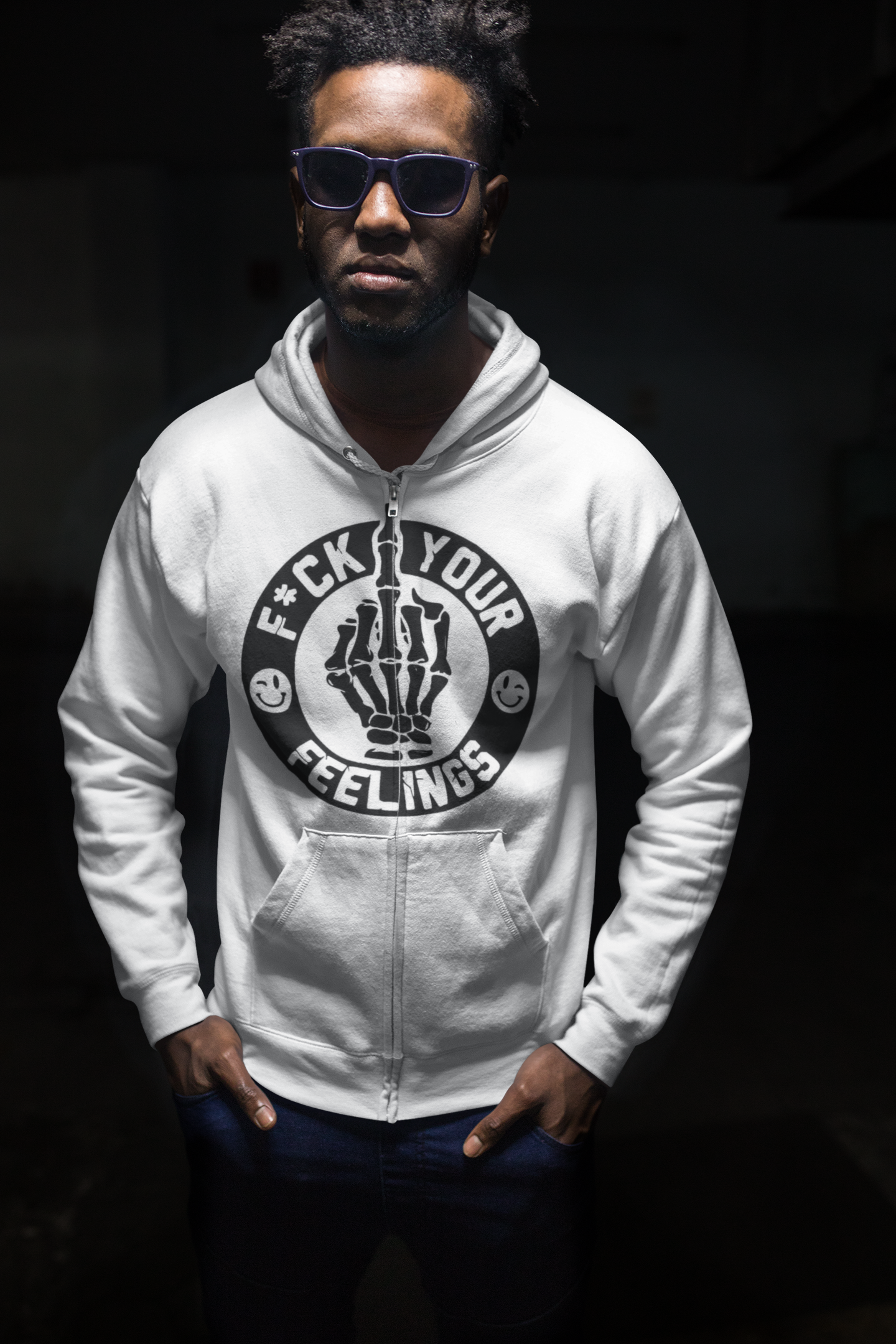 F*ck your Feelings Zip up Hoodie