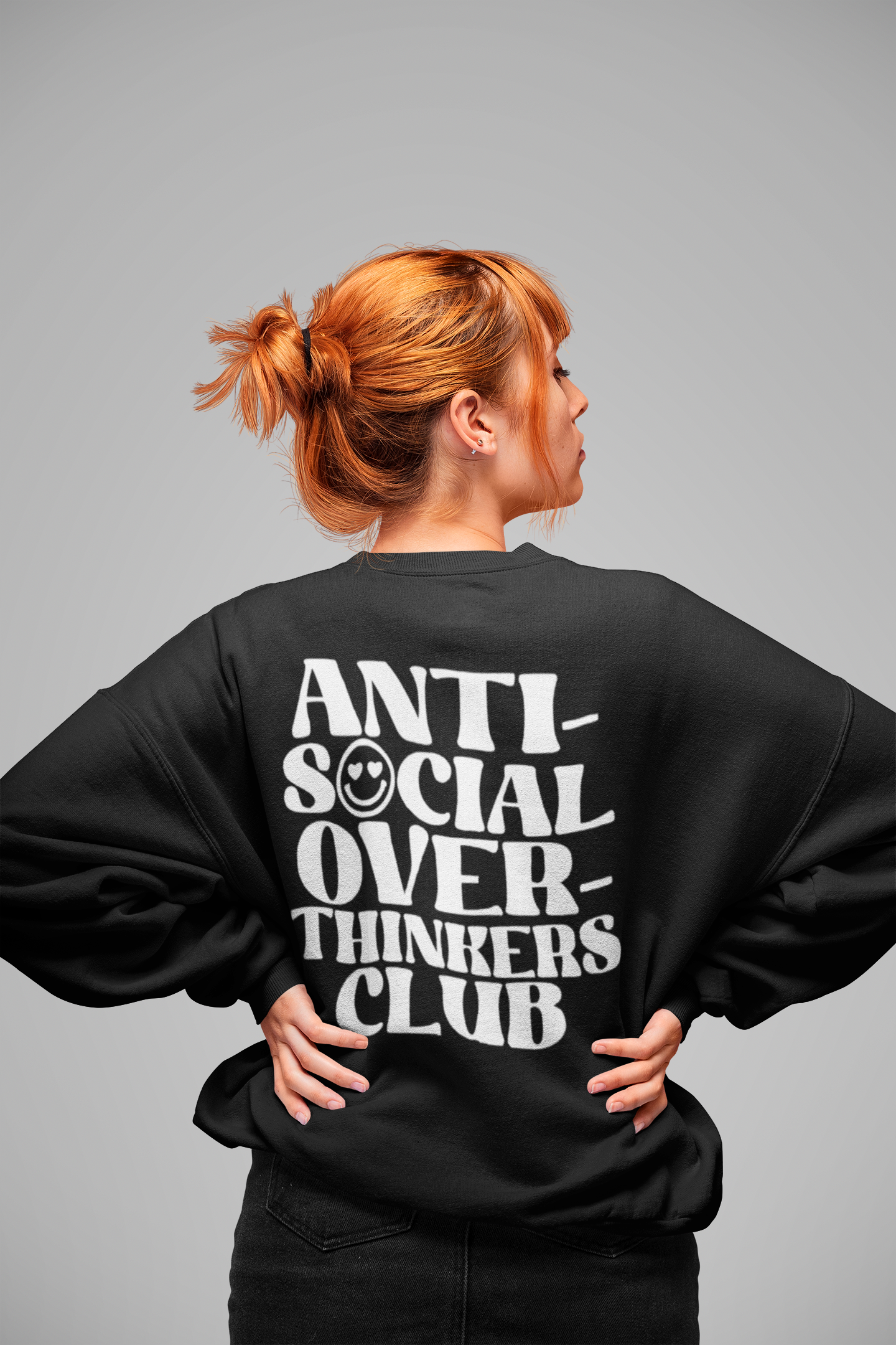 Anti-Social Overthinkers Club Crew Neck Sweatshirt