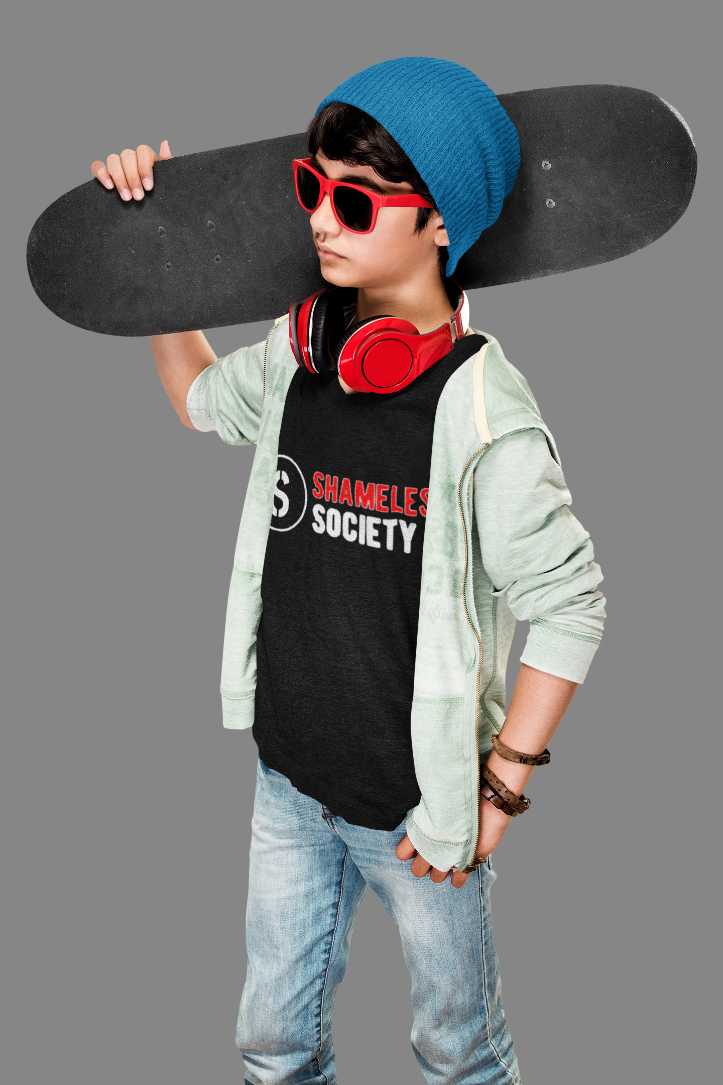 Kids Shameless Society Logo Tshirt