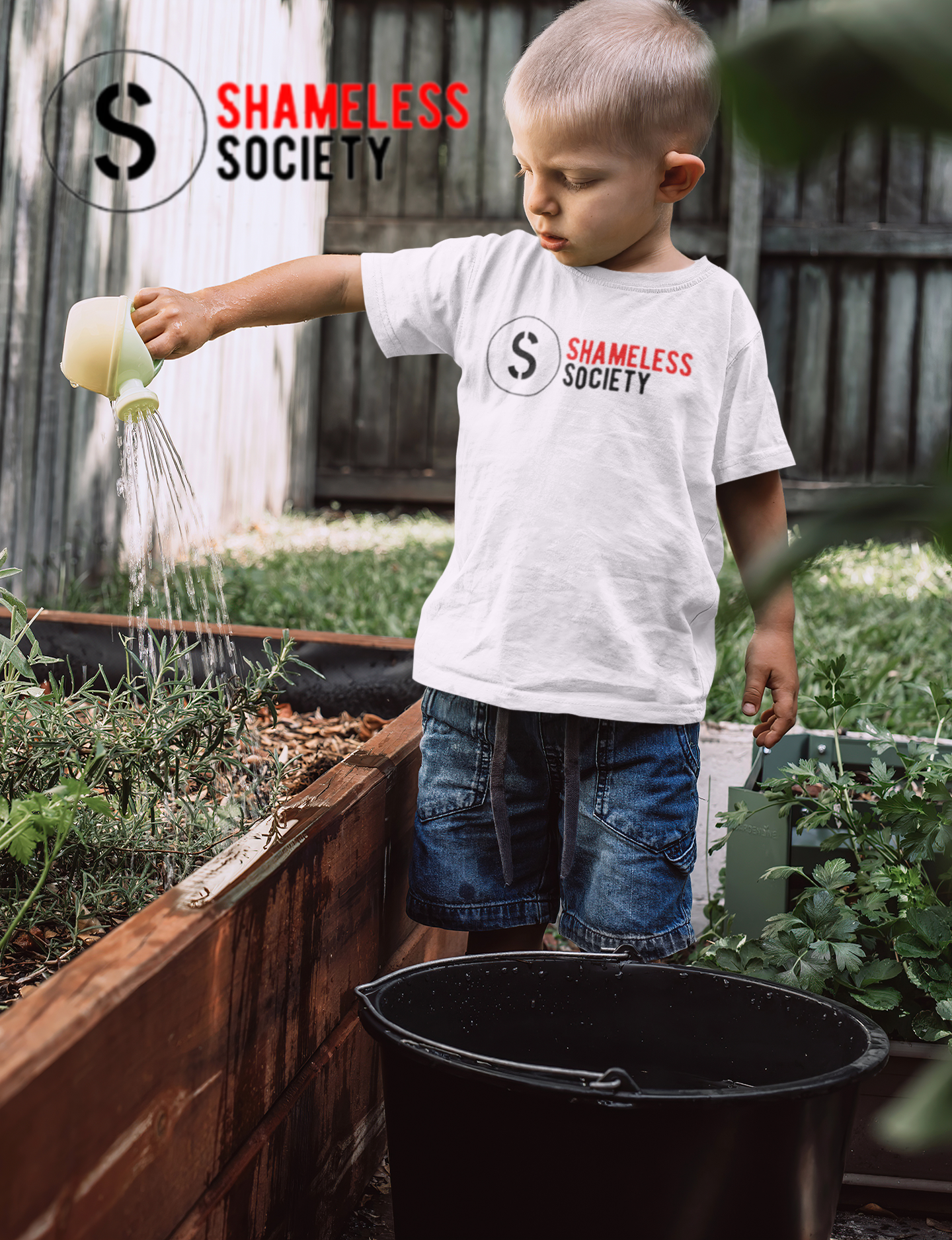 Kids Shameless Society Logo TShirt