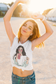 Drinking Man Tears Sleeveless Crop Top